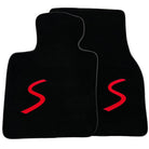 Black Floor Mats for Mini Cooper / One F56 3-doors (2014-2023) - AutoWin
