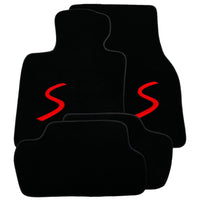 Black Floor Mats for Mini Cooper / One R53 (2001-2007) Cooper S - AutoWin