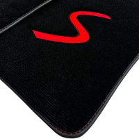 Black Floor Mats for Mini Countryman F60 Hybrid (2020-2023) - AutoWin