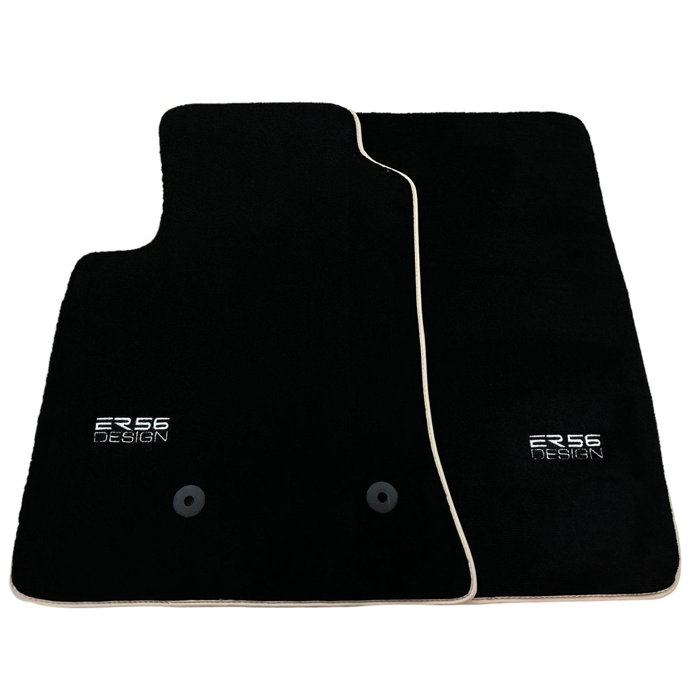 Black Floor Mats For Mitsubishi Pajero V80 (2006-2011) ER56 Design - AutoWin