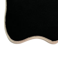 Black Floor Mats For Nissan 300ZX (1990-2000) Beige Trim - AutoWin