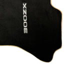 Black Floor Mats For Nissan 300ZX (1990-2000) Beige Trim - AutoWin