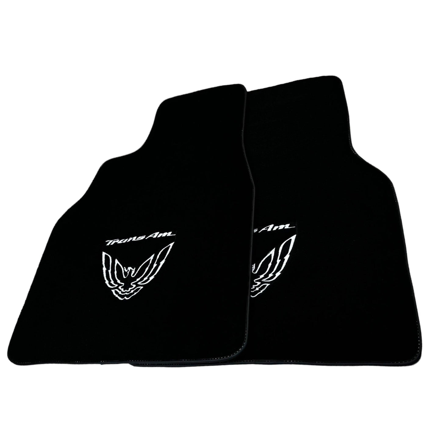 Black Floor Mats for Pontiac FireBird (1993-2002) with Trans Am Logo - AutoWin