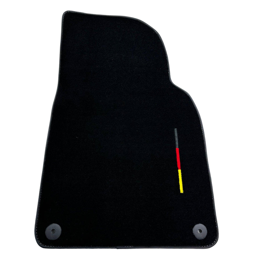 Black Floor Mats for Porsche 718 Cayman (2017-2023) - AutoWin