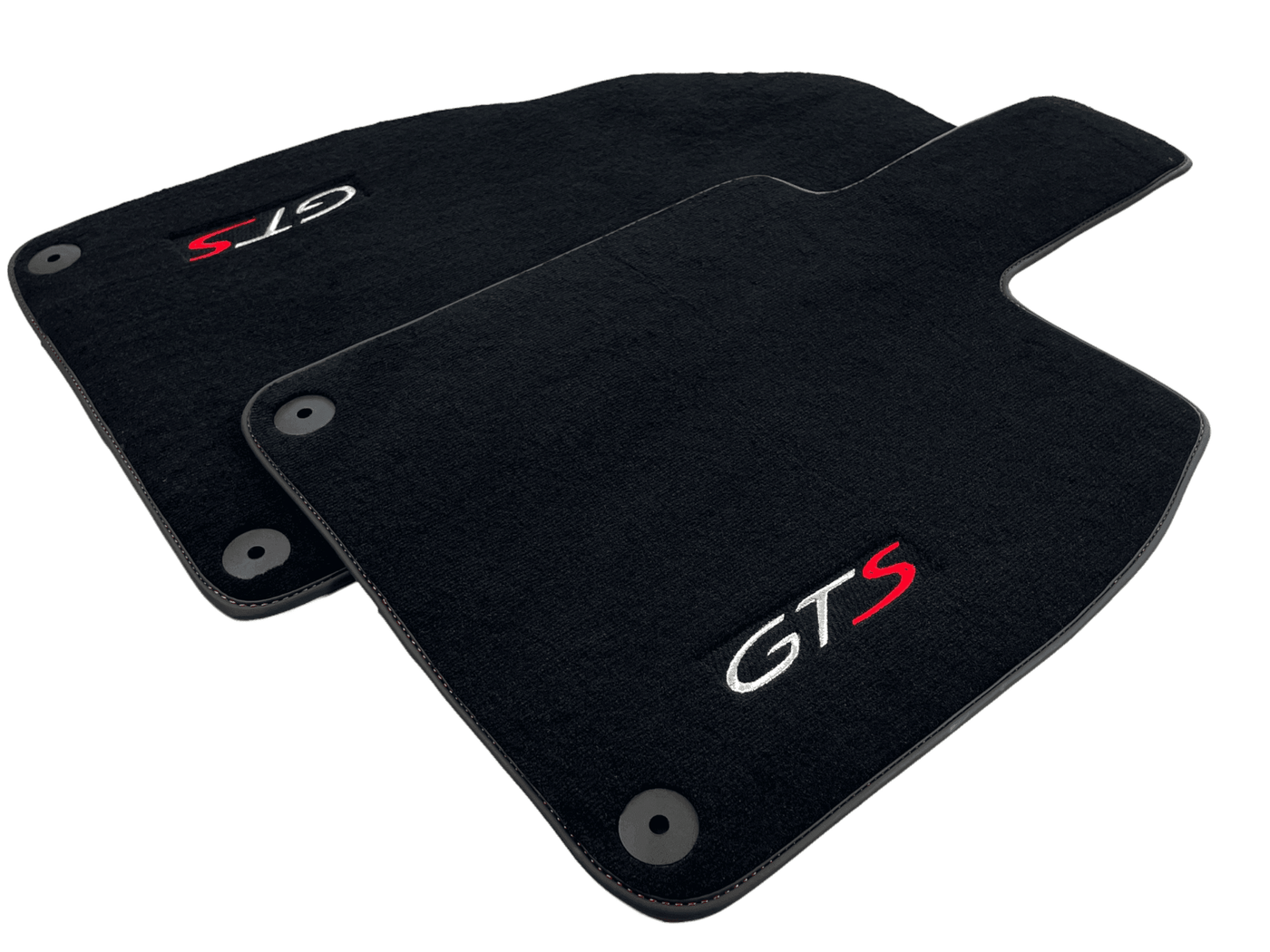 Black Floor Mats for Porsche 718 Cayman GTS (2017-2023) - AutoWin