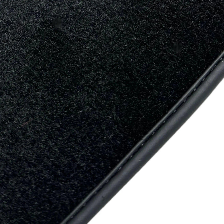 Black Floor Mats for Porsche 911 - 992 (2019-2024) with German Flag - AutoWin