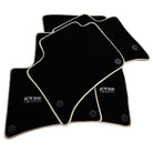 Black Floor Mats for Porsche Cayenne (2010-2018) ER56 Design - AutoWin