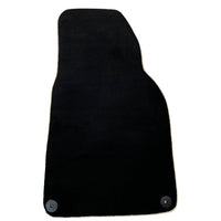 Black Floor Mats for Porsche Cayenne (2018-2023) | Beige Trim - AutoWin