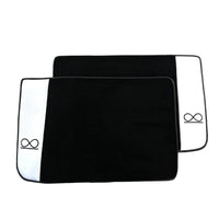 Black Floor Mats For Rolls Royce Black Badge Cullinan White Leather - AutoWin