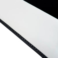 Black Floor Mats for Rolls Royce Phantom Drophead Coupe (2007-2016) with White Leather