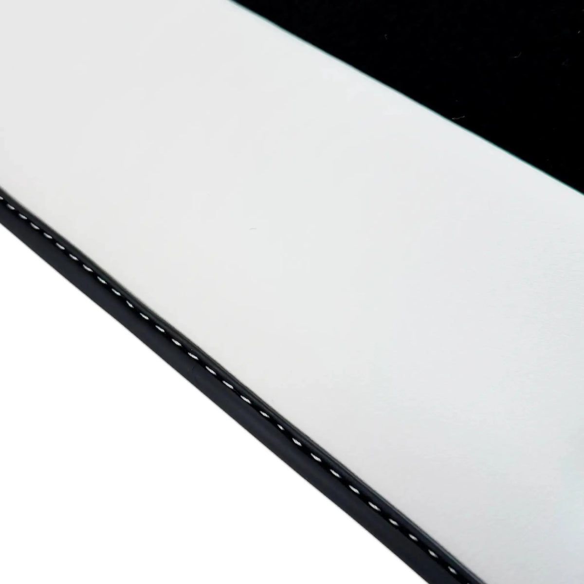 Black Floor Mats for Rolls Royce Phantom VIII (2017-2024) with White Leather