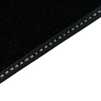 Black Floor Mats For Rolls Royce Spectre (2023-2024) White Leather - AutoWin