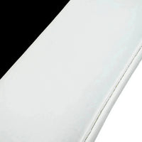 Black Floor Mats for Rolls Royce Spectre 2023-2024 with White Leather | White Trim