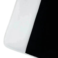 Black Floor Mats for Rolls Royce Spectre 2023-2024 with White Leather | White Trim