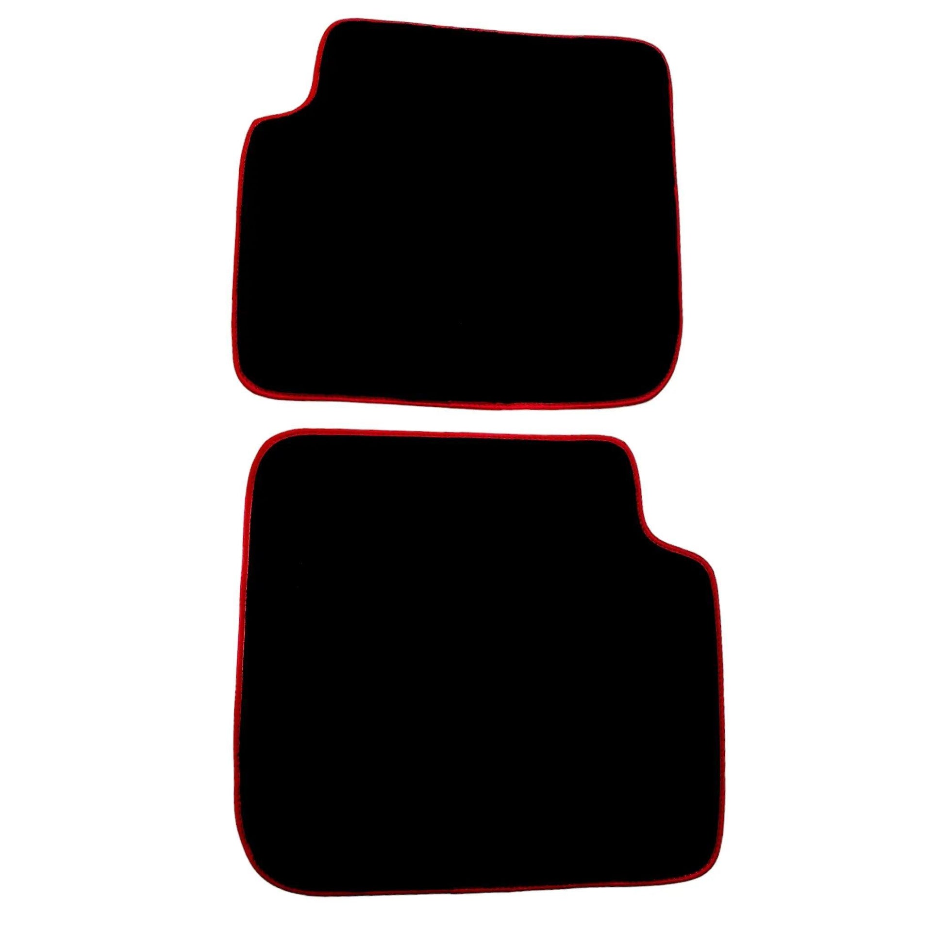 Black Floor Mats for Toyota Camry (1997-2001) with Red Trim - AutoWin