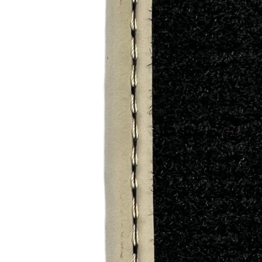 Black Floor Mats For Toyota Land Cruiser 80 (1985-1997) Beige Trim | ER56 Design - AutoWin