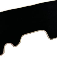 Black Floor Mats For Toyota Land Cruiser 80 (1985-1997) Beige Trim | ER56 Design - AutoWin