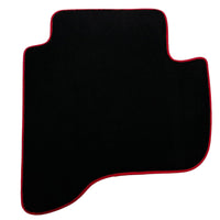 Black Floor Mats For Toyota Land Cruiser 90 (1997-2003) Red Trim | ER56 Design - AutoWin