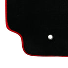 Black Floor Mats For Toyota RAV4 (2000-2003) ER56 Design with Red Trim - AutoWin
