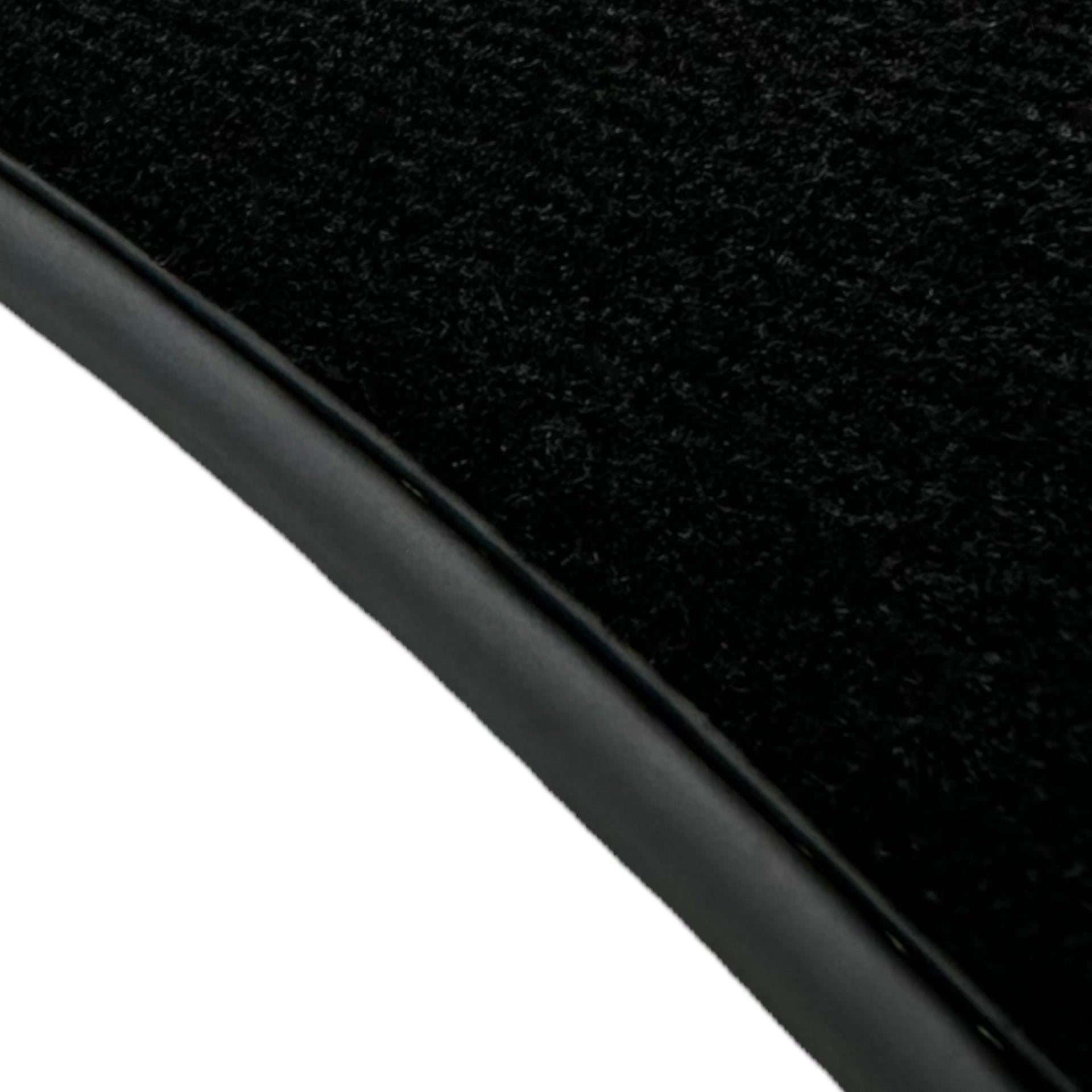 Black Floor Mats with Leather for BMW G61 (2023-2026) Touring - "Jet Fuel Only" - AutoWin