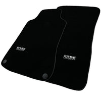 Black Luxury Floor Mats for Mercedes Benz C-Class W203 Sedan (2000-2007) | ER56 Design - AutoWin