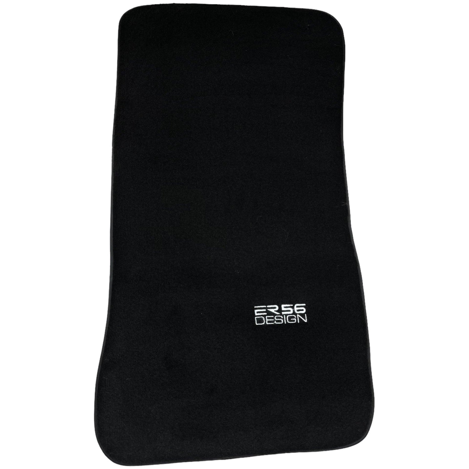Black Luxury Floor Mats for Mercedes Benz C-Class W203 Sedan (2000-2007) | ER56 Design - AutoWin