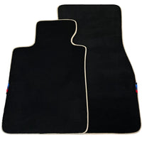 Black Mats For BMW M5 G90 (2023-2026) Sedan | Beige Trim - AutoWin