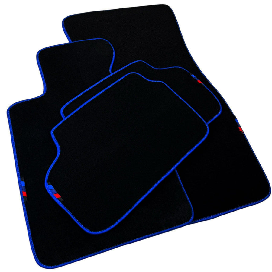 Black Mats For BMW F74 Gran Coupe (2025-2026) | Blue Trim - AutoWin