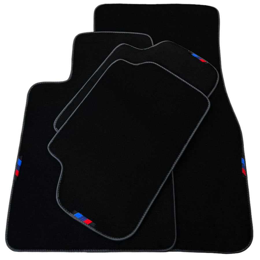 Black Mats For BMW Gran Tourer F46 (2015-2022) 7 Seats | Gray Trim - AutoWin