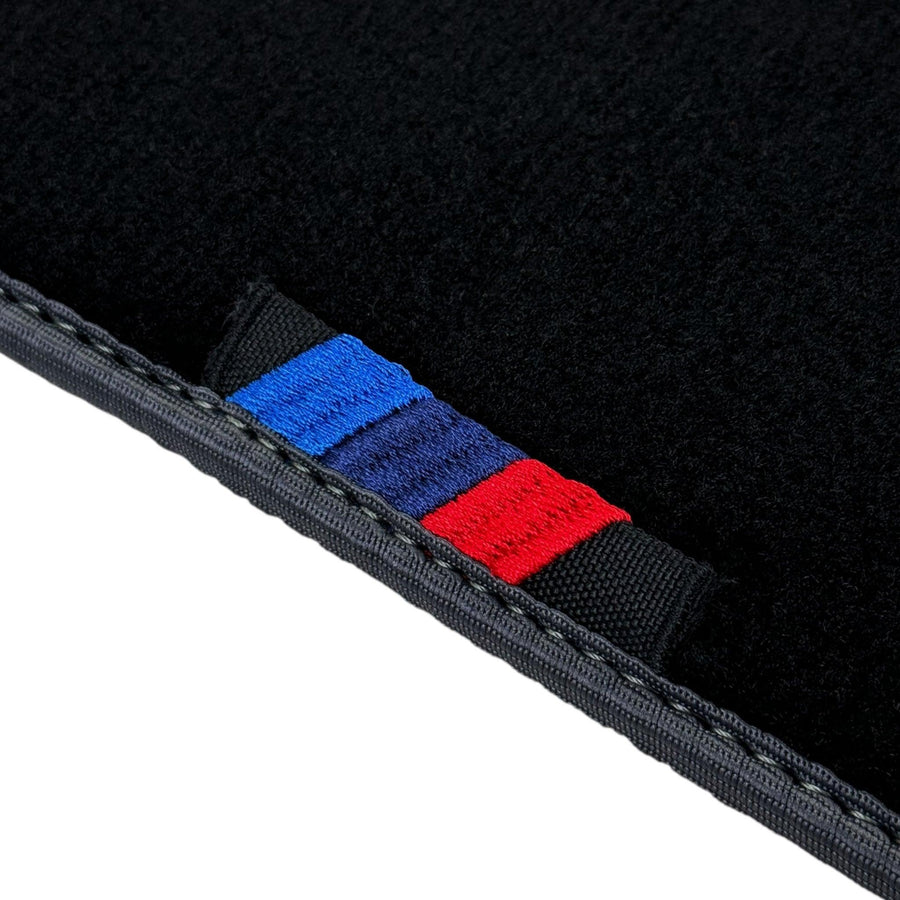 Black Mats For BMW Gran Tourer F46 (2015-2022) 7 Seats | Gray Trim - AutoWin