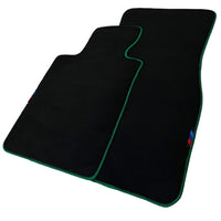 Black Mats For BMW 1 Series F70 | Green Trim - AutoWin