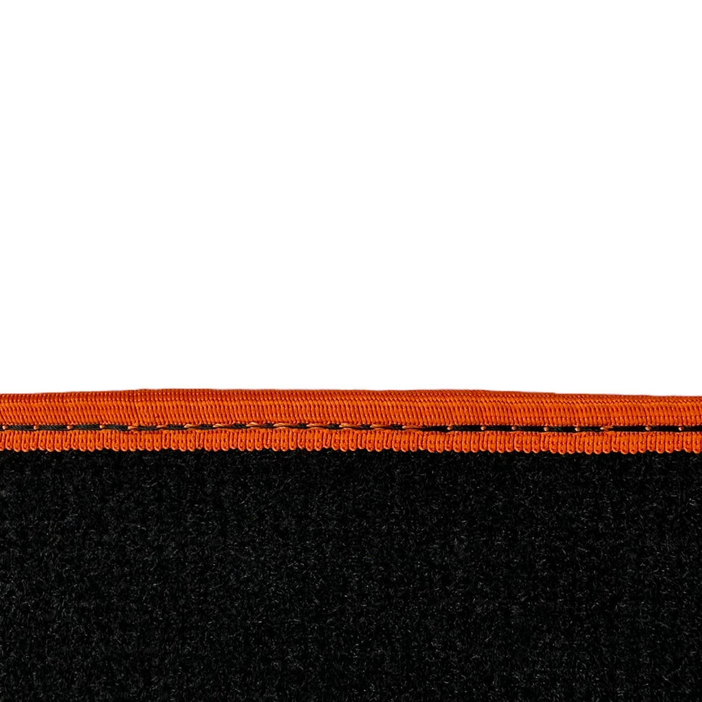 Black Mats For BMW M5 G90 (2023-2026) Sedan | Orange Trim - AutoWin