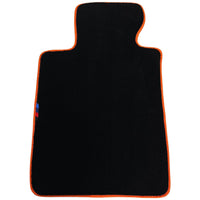 Black Mats For BMW U06 (2022-2026) | Orange Trim - AutoWin