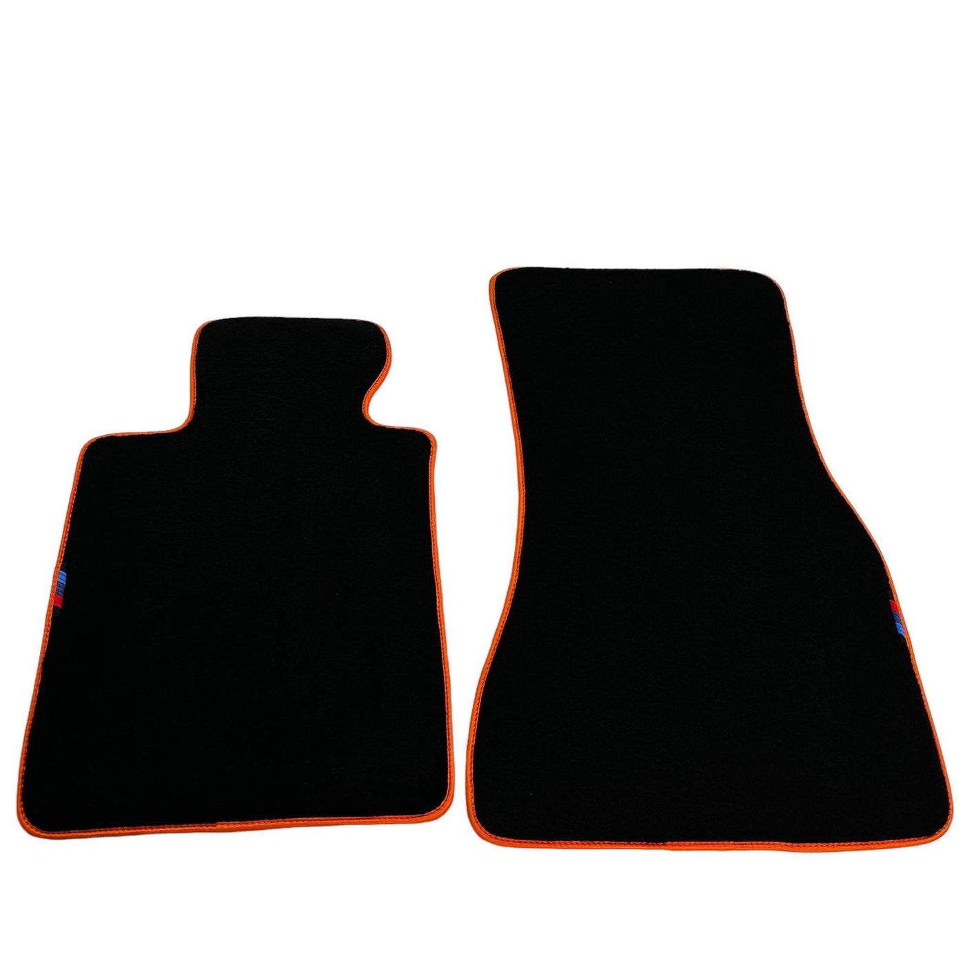 Black Mats For BMW 1 Series F70 | Orange Trim - AutoWin