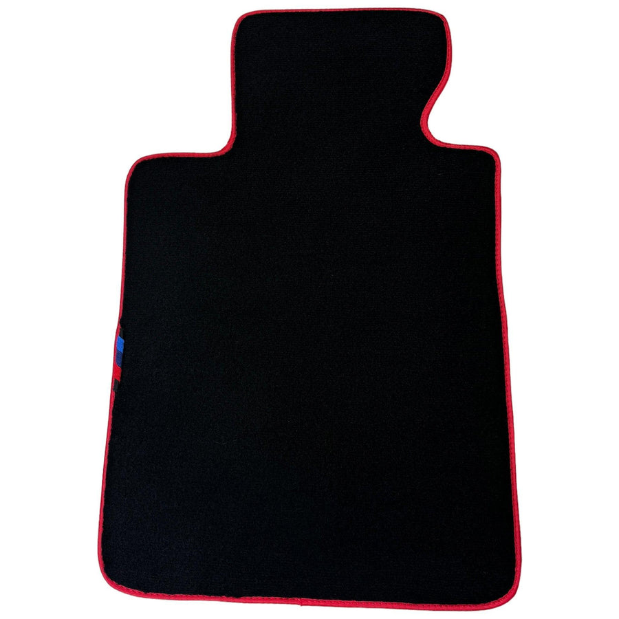 Black Mats For BMW M5 G90 (2023-2026) Sedan | Red Trim - AutoWin