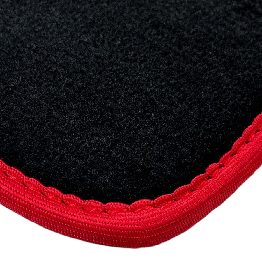 Black Mats For BMW Gran Tourer F46 (2015-2022) 7 Seats | Red Trim - AutoWin