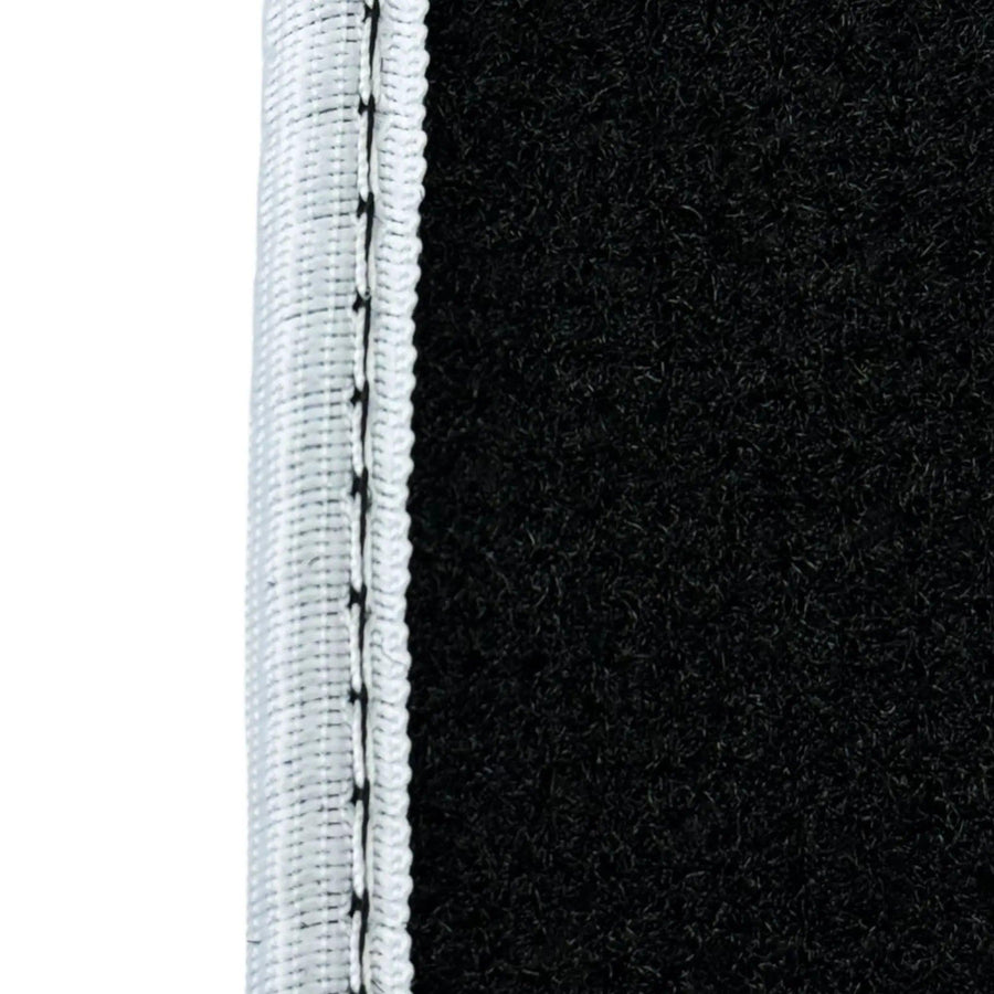 Black Mats For BMW M5 G90 (2023-2026) Sedan | White Trim - AutoWin