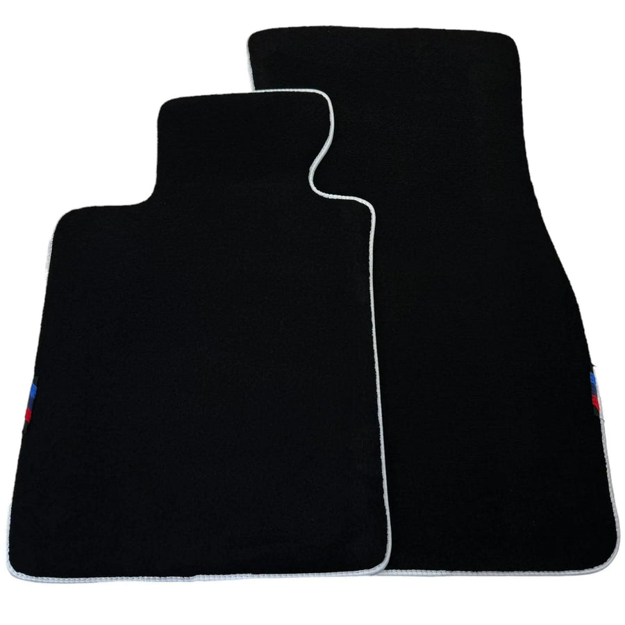 Black Mats For BMW M5 G90 (2023-2026) Sedan | White Trim - AutoWin