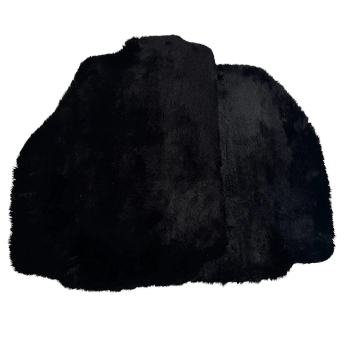 Black Sheepskin Floor Mats for Ferrari 458 Speciale (2012-2015)