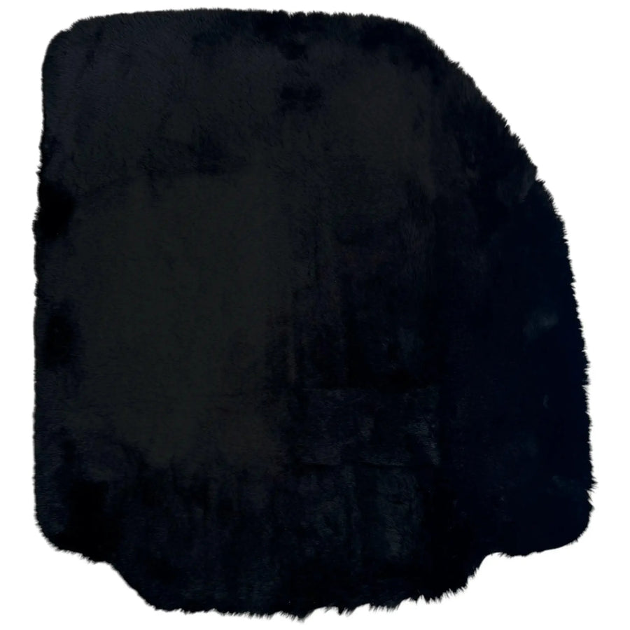 Black Sheepskin Floor Mats for Ferrari 488 Spider (2016-2022)