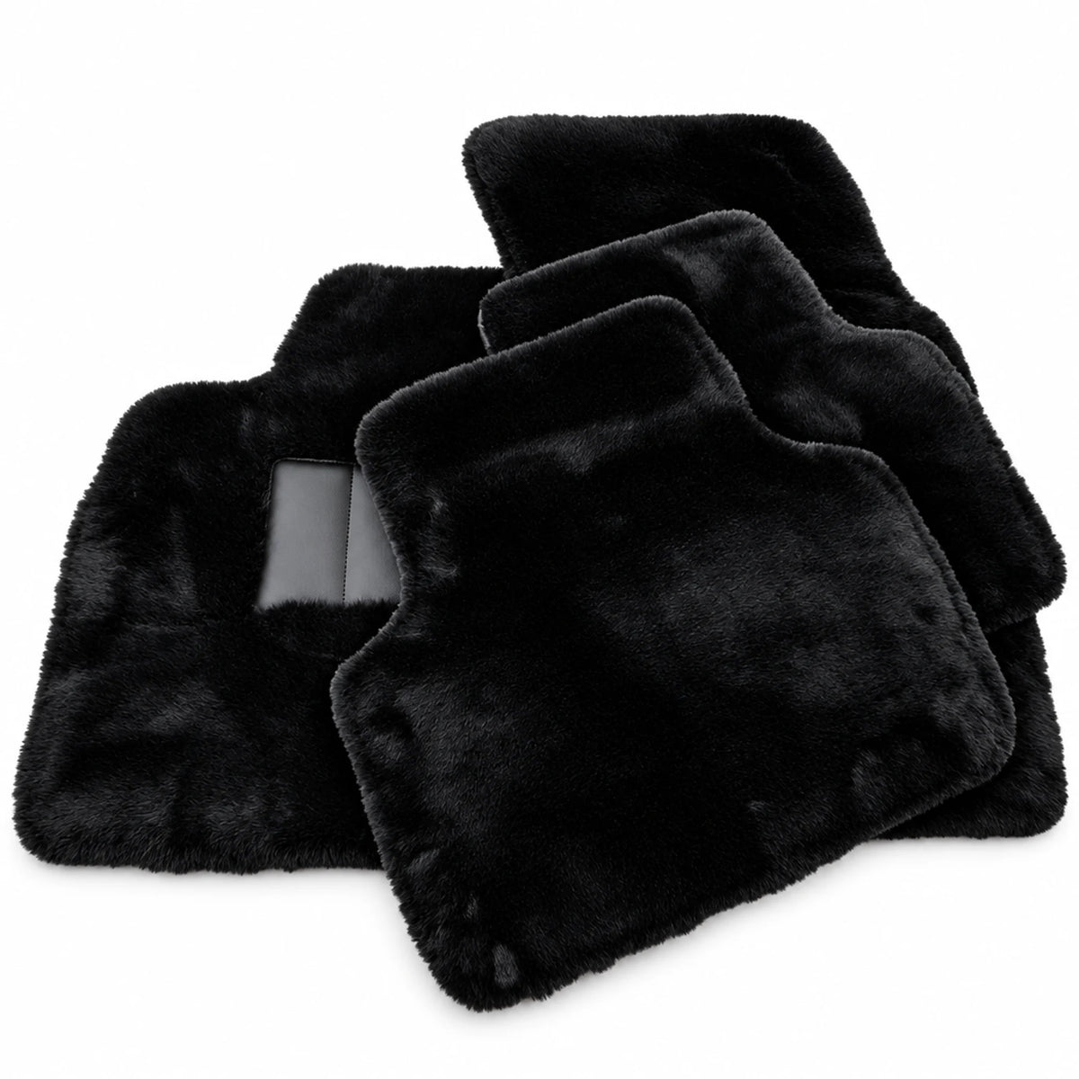 Black Sheepskin Floor Mats for Lamborghini Urus (2018-2027) | ER56 Design - AutoWin