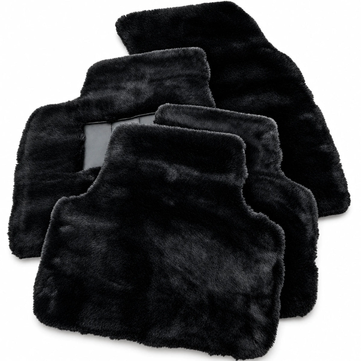 Black Sheepskin Floor Mats for Lamborghini Urus (2018-2027) | ER56 Design - AutoWin