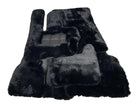 Black Sheepskin Floor Mats For Mercedes-Benz G Class W461 (1979-2008) ER56 Design - AutoWin