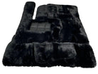 Black Sheepskin Floor Mats For Mercedes-Benz G Class W463 (2008-2018) ER56 Design - AutoWin