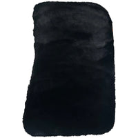 Alfombrillas de piel de oveja negras para Rolls-Royce Phantom VIII (2017-2024) con ribete de cuero naranja - AutoWin