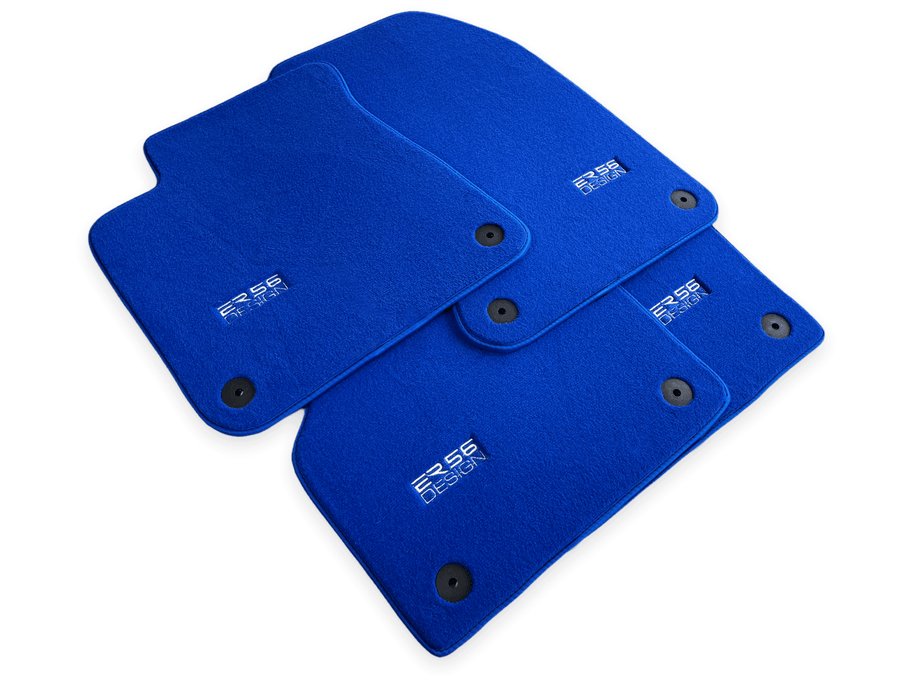 Blue Floor Mats for Audi A3 - 5-door Sportback (2021 - 2024) | ER56 Design - AutoWin