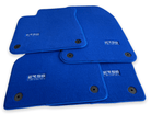 Blue Floor Mats for Audi A4 - B7 Sedan (2005-2008) | ER56 Design - AutoWin