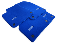 Blue Floor Mats for Audi A4 - B9 Avant (2015-2018) | ER56 Design - AutoWin