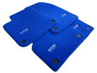 Blue Floor Mats for Audi A4 - B9 Sedan (2015-2018) | ER56 Design - AutoWin