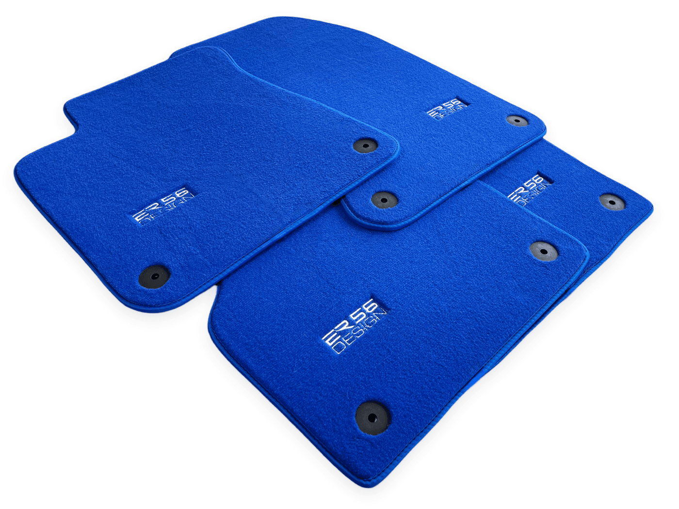 Blue Floor Mats for Audi A6 - C7 Avant (2011-2018) | ER56 Design - AutoWin